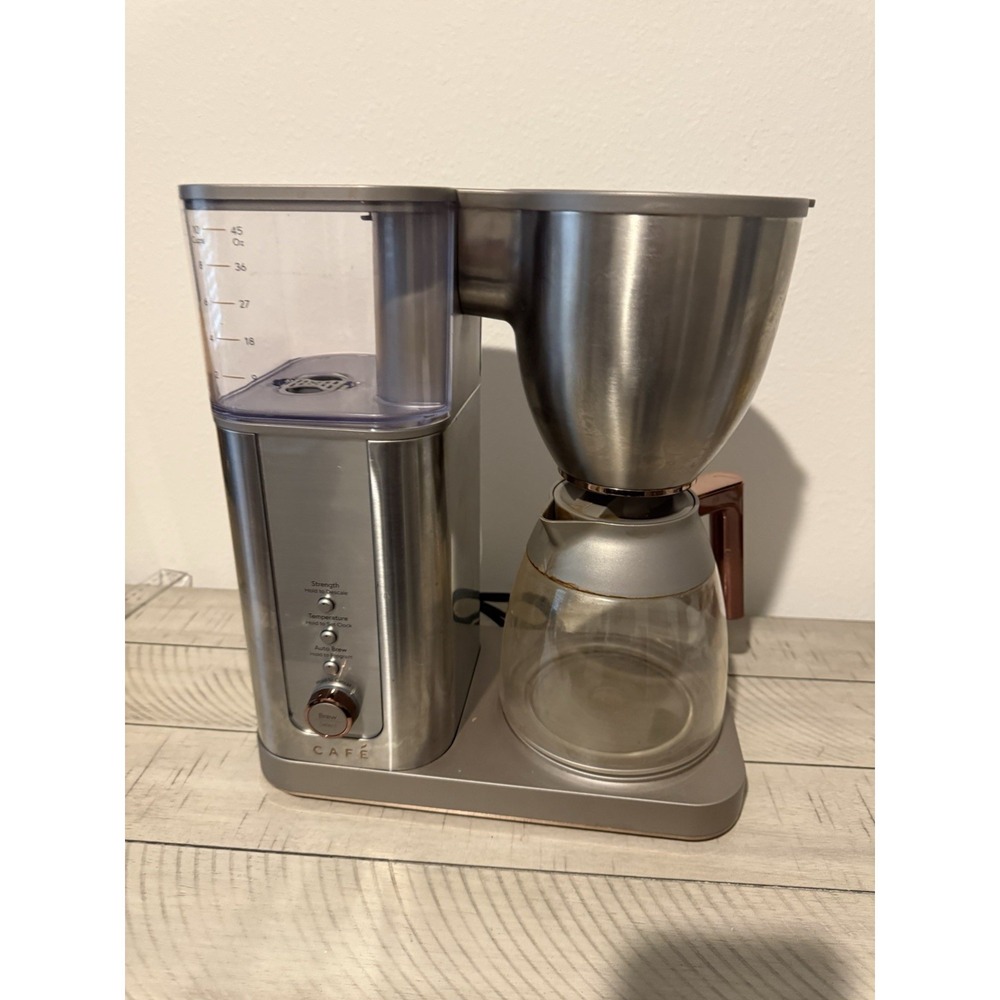 CAFE Specialty Drip Coffee Maker with Glass Carafe Stainless Steel